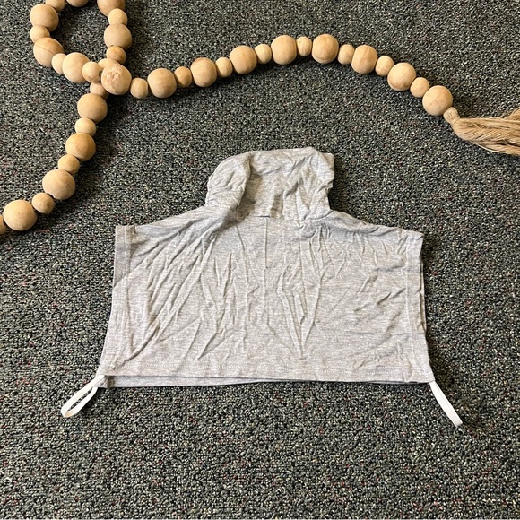 Heather Grey Fake Detachable Collar Shirt Half Blouse Dickey Lightweigh Accessor - Picture 15 of 16